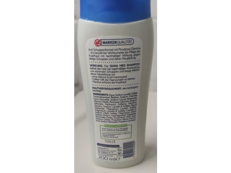 Isana Med Anti-Dandruff Shampoo, 200 mL