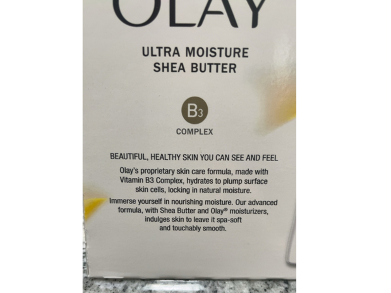 Olay Ultra Moisture Body Wash, Shea Butter, 22 fl oz/650 ml, Pack Of 2