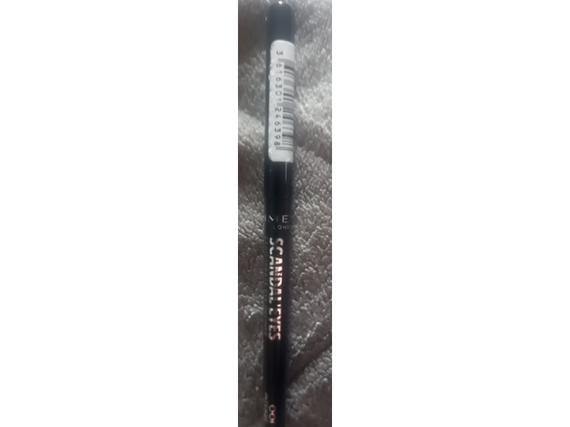 Rimmel London Scandaleyes Exaggerate Eye Definer, 001 Intense Black, 0.012 oz/0.35 g