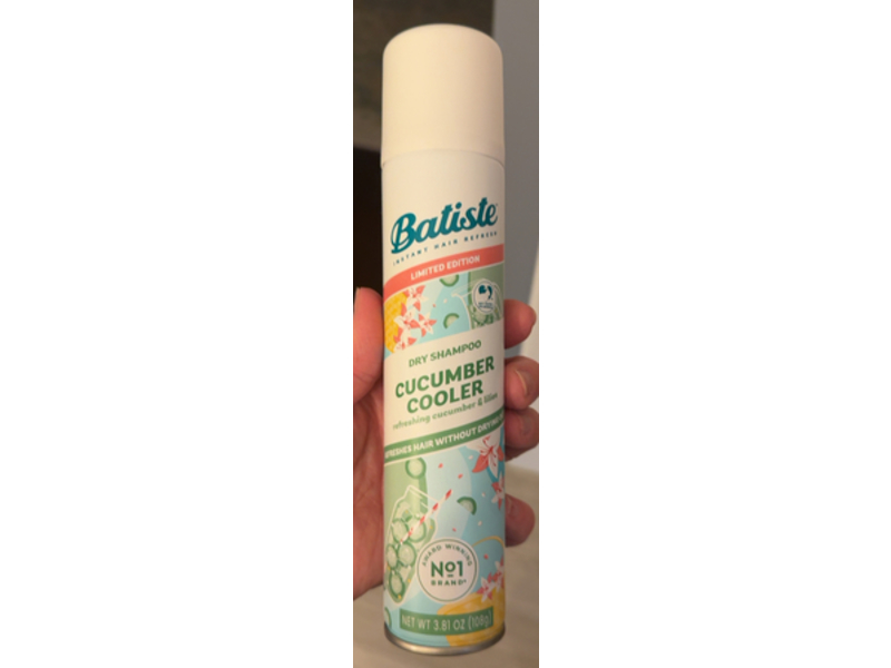 Batiste Dry Shampoo, Cucumber Cooler, 3.81 oz/108 g