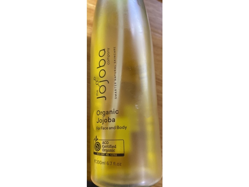 The Jojoba Company Organic Jojoba Face & Body Oil, 6.7 fl oz/200 mL