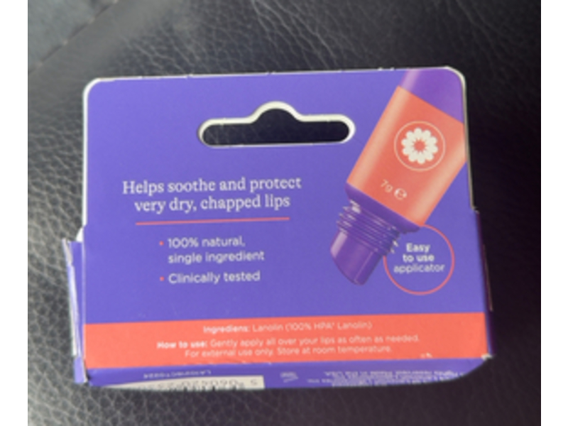 Lansinoh Lanolin Lip Balm, 0.25 oz/7 g