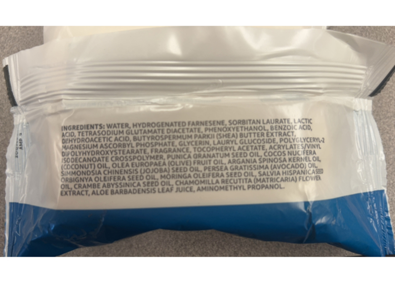 Amazon Basics Make-up Remover Wipes, 25 Count