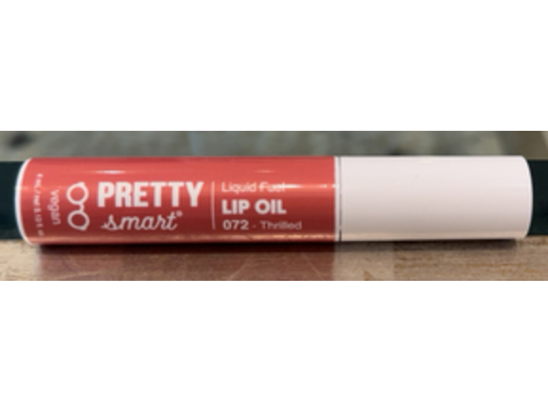 Pretty Smart Liquid Fuel Lip Oil, 072 Thrilled, 0.13 fl oz/4 mL