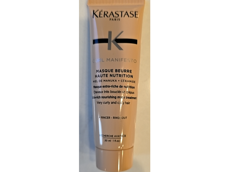 Kerastase Curl Manifesto Extra Rich Nourishing Mask Treatment, 1 fl oz/30 mL