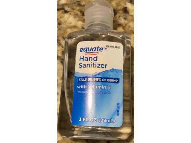 Equate Hand Sanitizer, Vitamin E, 3 fl oz/89 mL