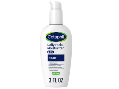 Cetaphil Daily Night Facial Moisturizer, 3 fl oz/88 mL