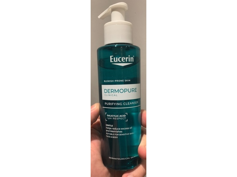 Eucerin Dermopure Clinical Purifying Cleanser, Salicylic Acid, 200 mL
