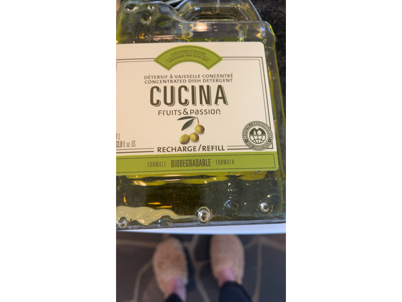 Cucina Concentrated Dish Wash, 33.8 fl oz/1L