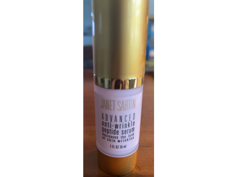 Janet Sartin Advanced Anti Wrinkle Serum, Peptide, 1 fl oz/30 mL