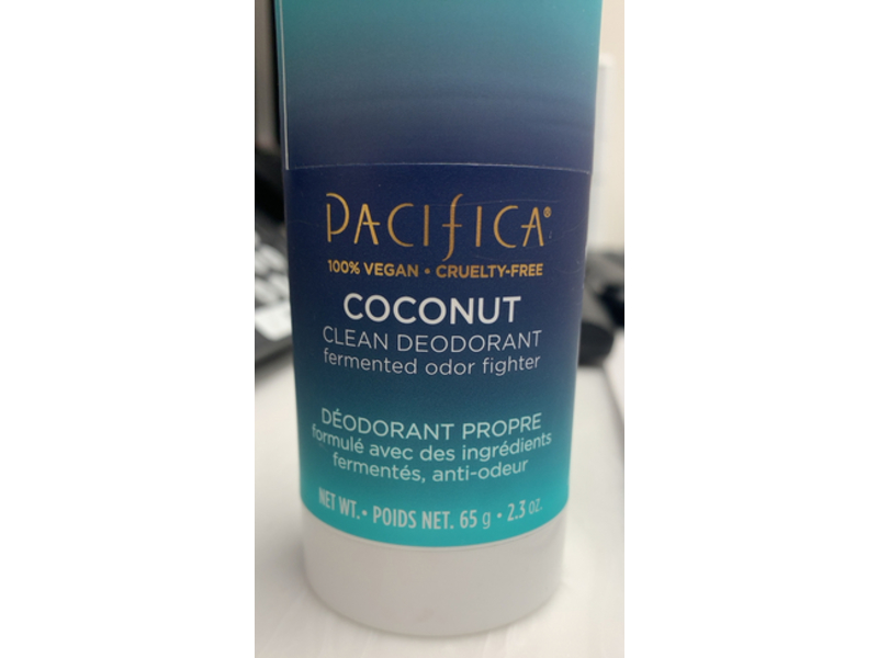 Pacifica Clean Deodorant, Coconut, 2.3 oz/65 g