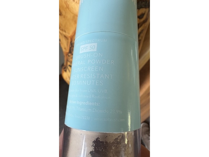 Sol Brush Brush-On Mineral Powder Sunscreen, SPF 50, Fair