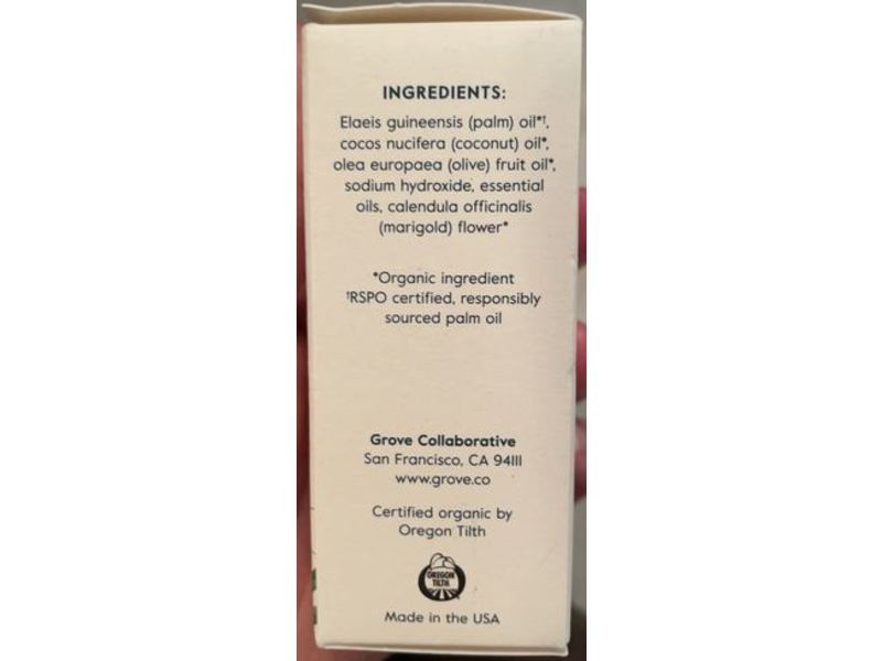 Grove Collaborative Handcrafted Soap Bar, Wildflower, 4 oz/113 g