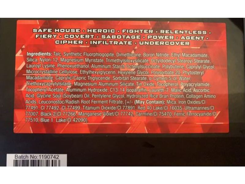 Ulta Beauty Black Widow 12 Piece Eye Shadow Palette, 0.34 oz/9.6 g