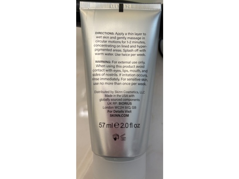 Skinn Dermappeal Microdermabrasion Treatment, VD5 Crystals + Beta-Glucan, 2.0 fl oz/57 mL