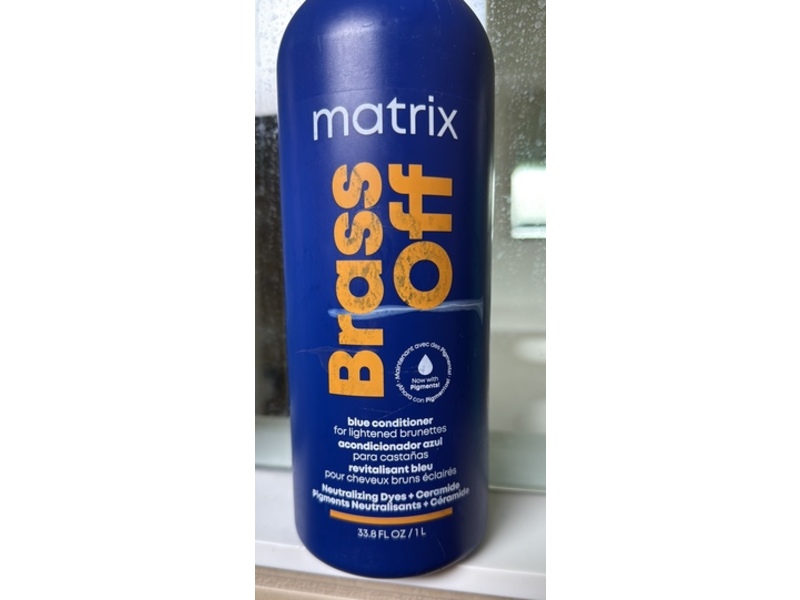 Matrix Brass Off Blue Conditioner, 33.8 fl oz/1 L