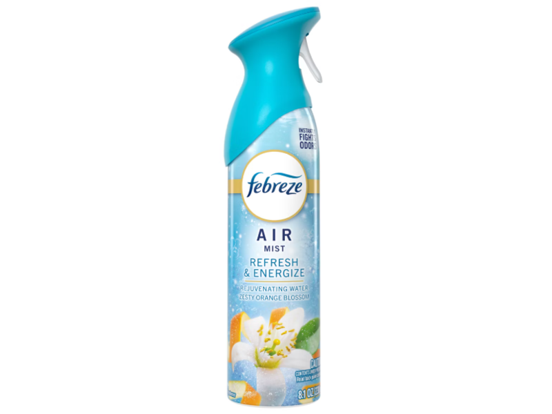 Febreze Refresh & Energize Air Mist, Zesty Orange Blossom, 8.1 oz/230 g