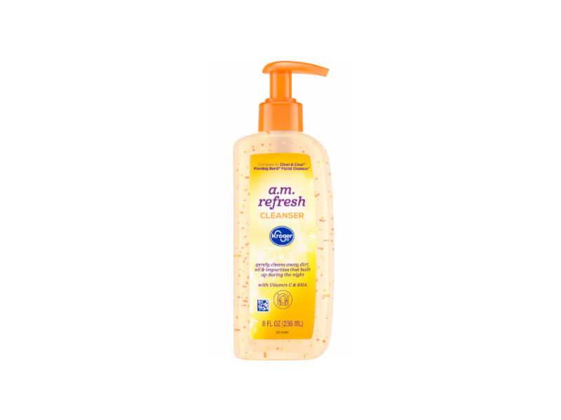 Kroger A.m. Refresh Cleanser, 8 fl oz/236 mL