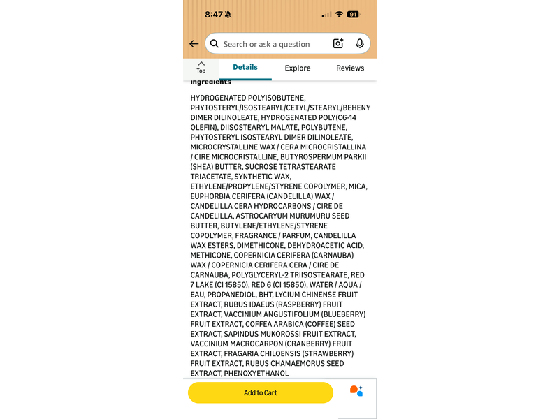 Laneige Lip Glowy Balm, Berry Fruits Rouges, 0.35 oz/10 g