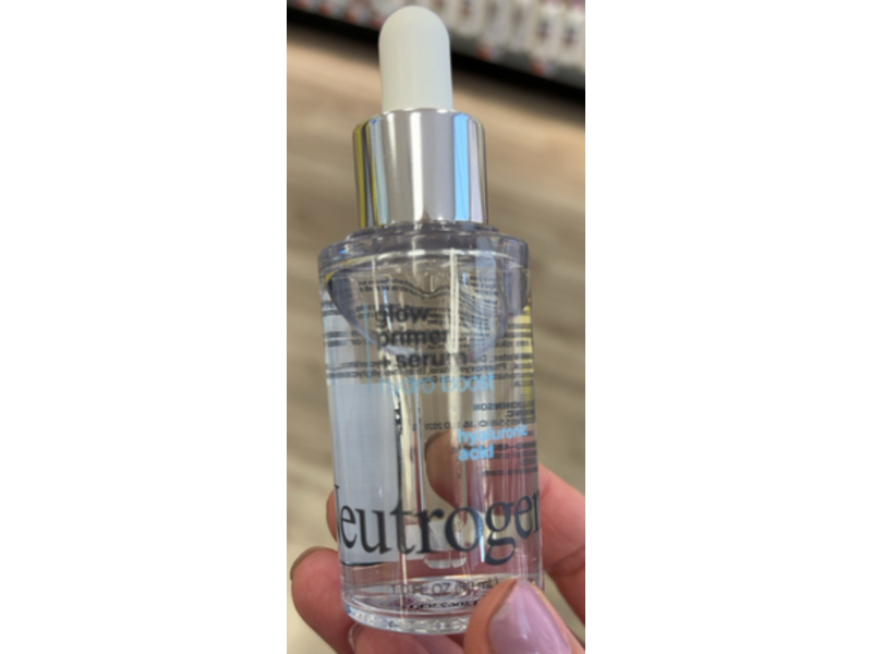 Neutrogena Hydro Boost Glow Primer + Serum, Hyaluronic Acid, 1.0 fl oz/30 mL