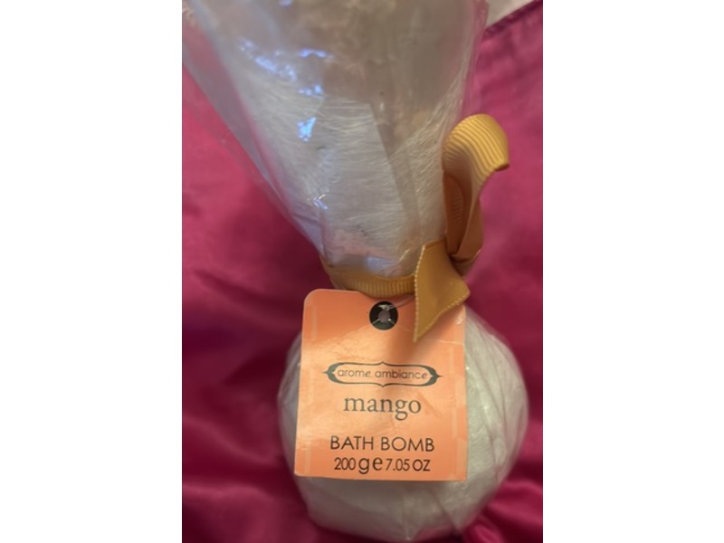 Arome Ambiance Bath Bomb, Mango, 7.05 oz/200 g