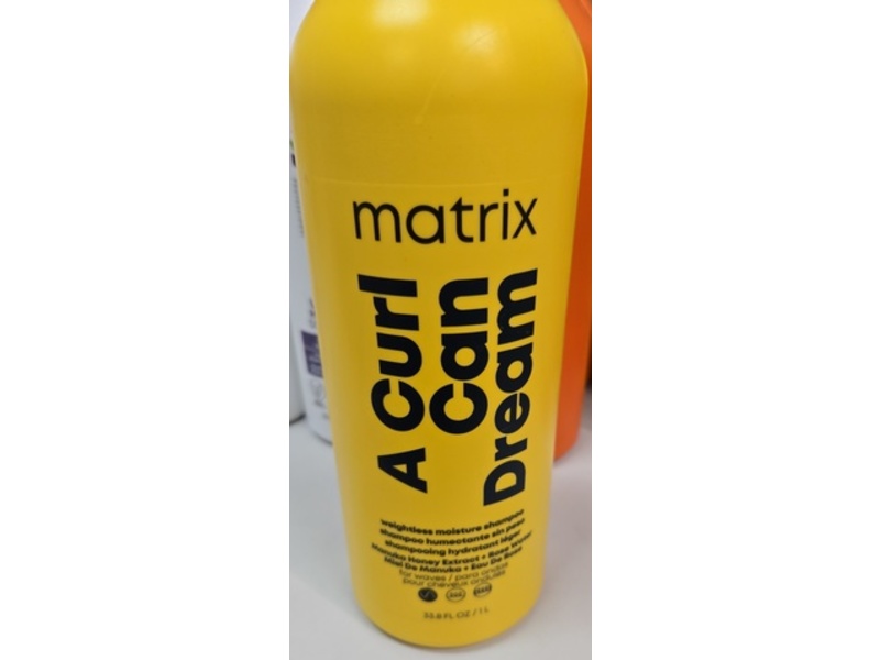Matrix Weightless Moisture Shampoo, A Curl Can Dream, 33.8 fl oz/1 L