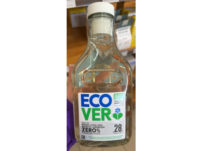 EcoVer Senstive Wasmiddel Lessive Liquide, 1 L, 28 Washes