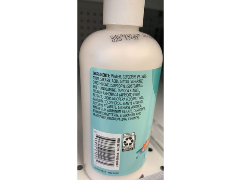 Well Beginnings Vanilla Apricot Baby Lotion, Hypoallergenic, 10 fl oz/295 mL