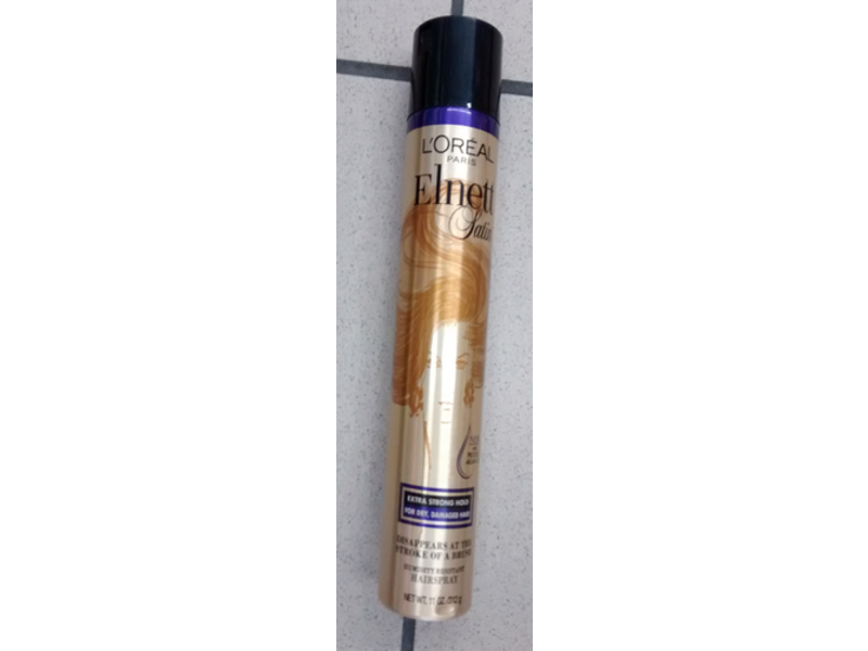 L'Oreal Paris Hair Care Elnett Precious Oil Satin Hairspray, 11 fl oz/112 mL