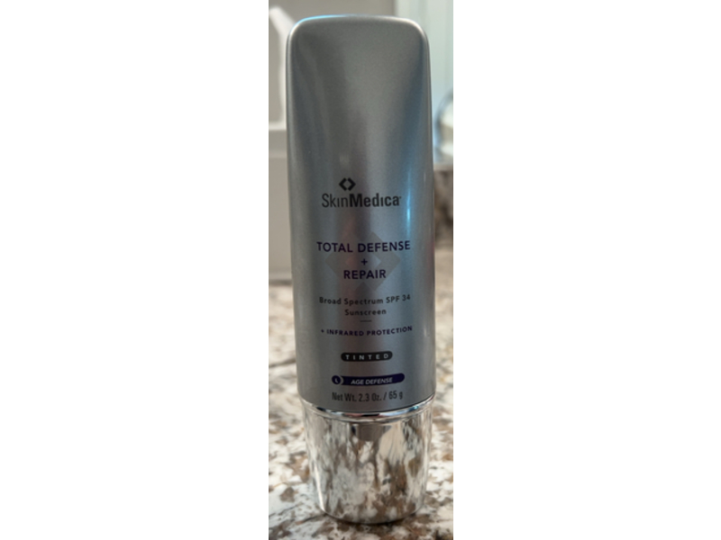 SkinMedica Total Defense + Repair Sunscreen, SPF 34, Tinted, 2.3 oz/65 g