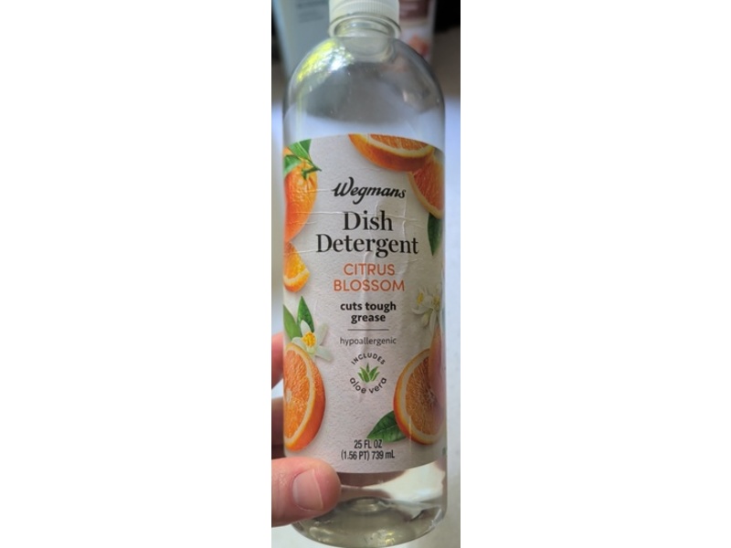Wegmans Dish Detergent, Citrus Blossom, 25 fl oz/739 mL