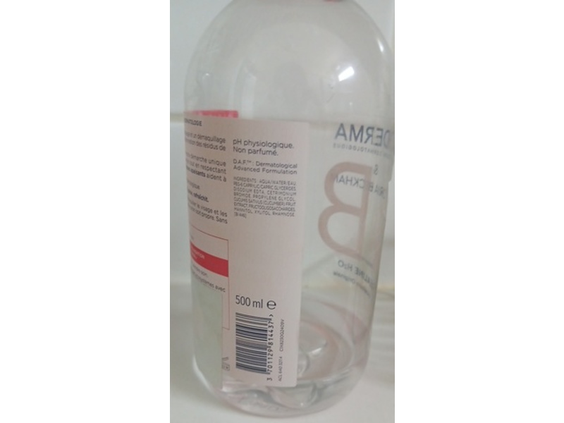 Bioderma Créaline H2O Cleansing Micellar Water, 500 mL