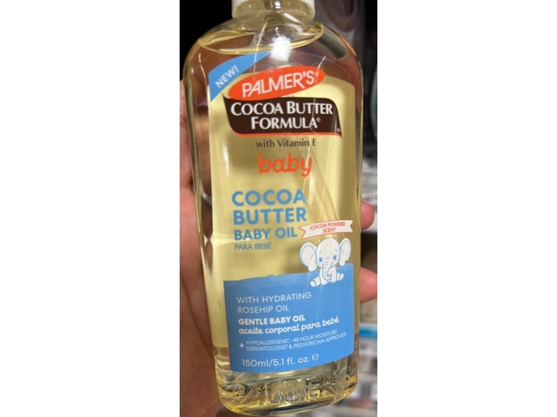 Palmer's Baby Oil, Cocoa Butter Scent, 5.1 fl oz/150 mL