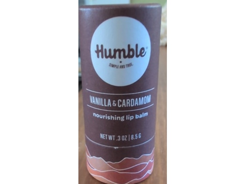 Humble Nourishing Lip Balm, Vanilla & Cardamom, 0.3 oz/8.5 g