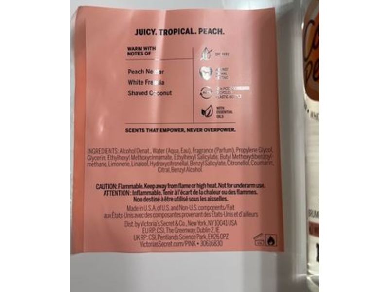 Pink Body Mist, Coco Peach