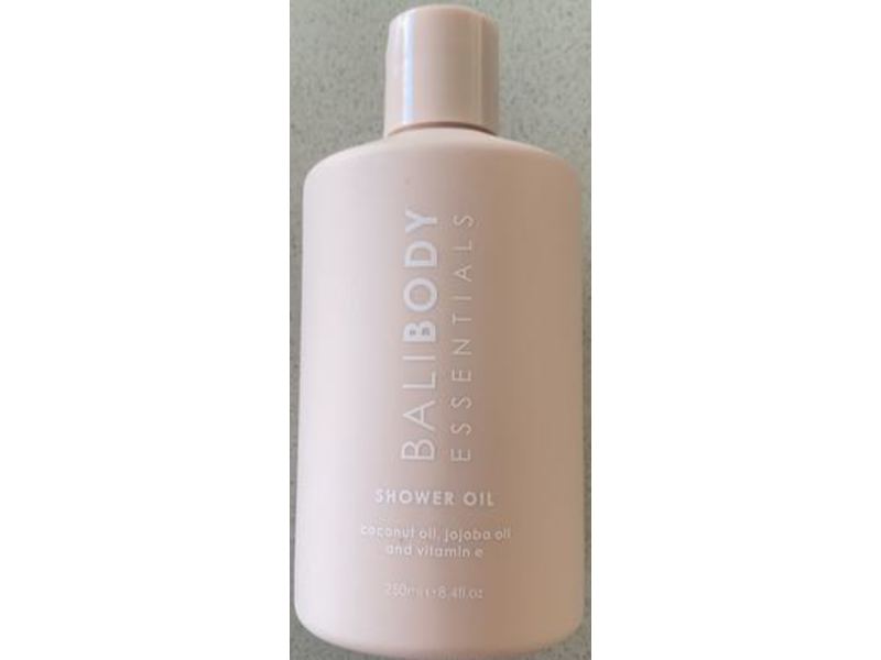 Balibody Essential Shower Oil, Coconut Oil, Jojoba Oil, 8.4 fl oz/250 mL