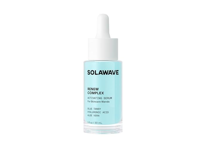 Solawave Renew Complex Activating Serum, Blue Tansy, Hyaluronic Acid, Aloe Vera, 1 fl oz/30 mL