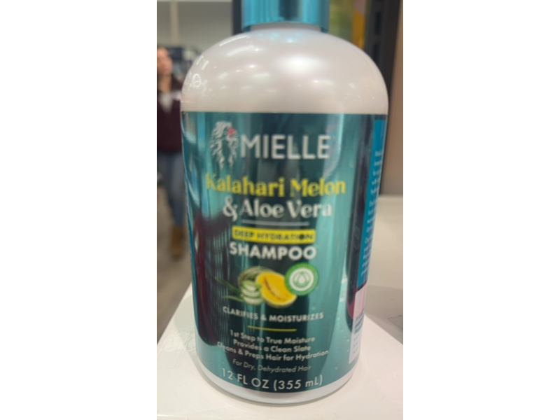 Mielle Deep Hydration Shampoo, Kalahari Melon & Aloe Vera, 12 fl oz/355 mL