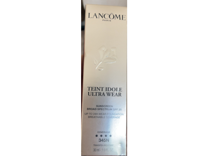 Lancome Teint Idole Ultra Wear Foundation, 345N, SPF 25, 1 fl oz/30 mL