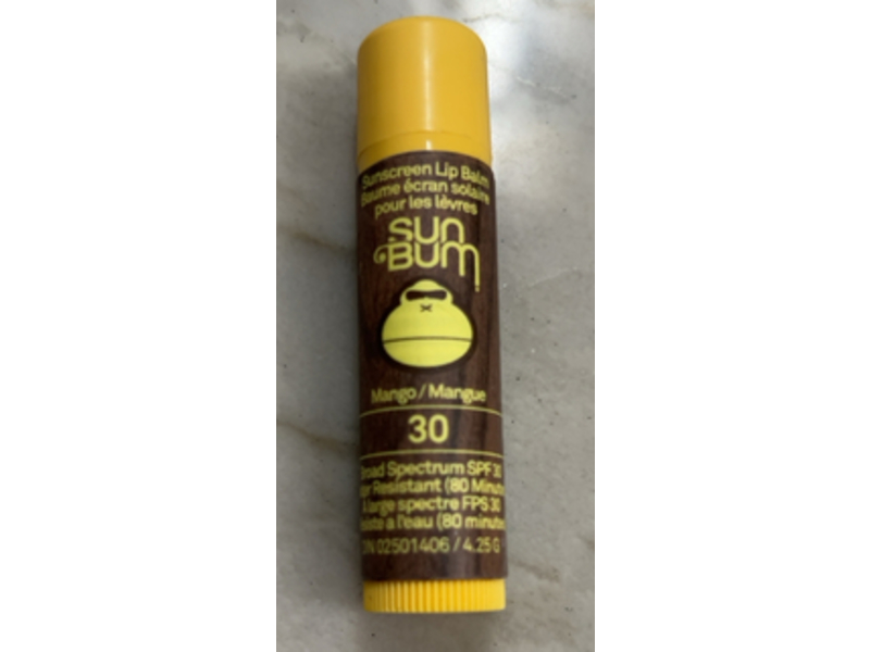 Sun Bum Sunscreen Lip Balm, SPF 30 Mango, 4.25 g