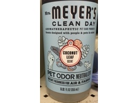 Mrs. Meyer's Clean Day Pet Odor Neutralizer, Coconut Leaf Scent, 12 fl oz/355 mL - Image 3