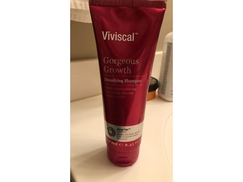 Viviscal Gorgeous Growth Densifying Shampoo, Ana:Tel Complex, 8.45 fl oz/250 mL