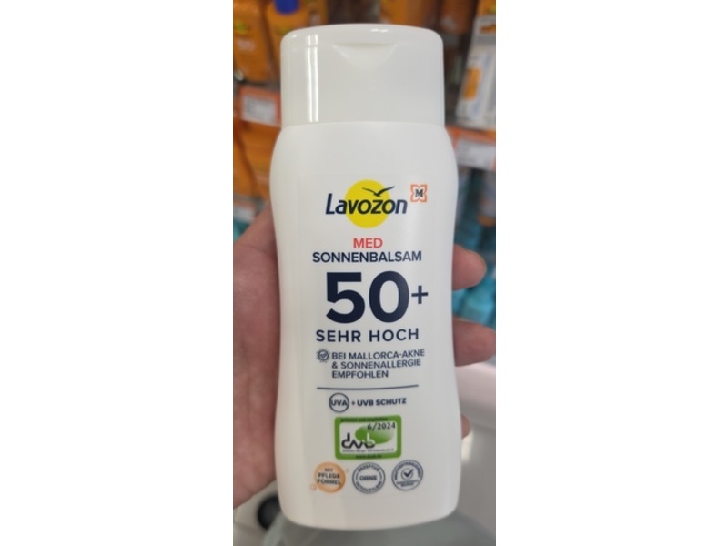 Lavozon Med Sun Balm 50+, 200 mL