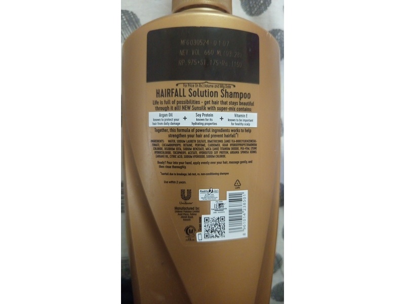 Sunsilk Hairfall Solution Shampoo, 660 mL