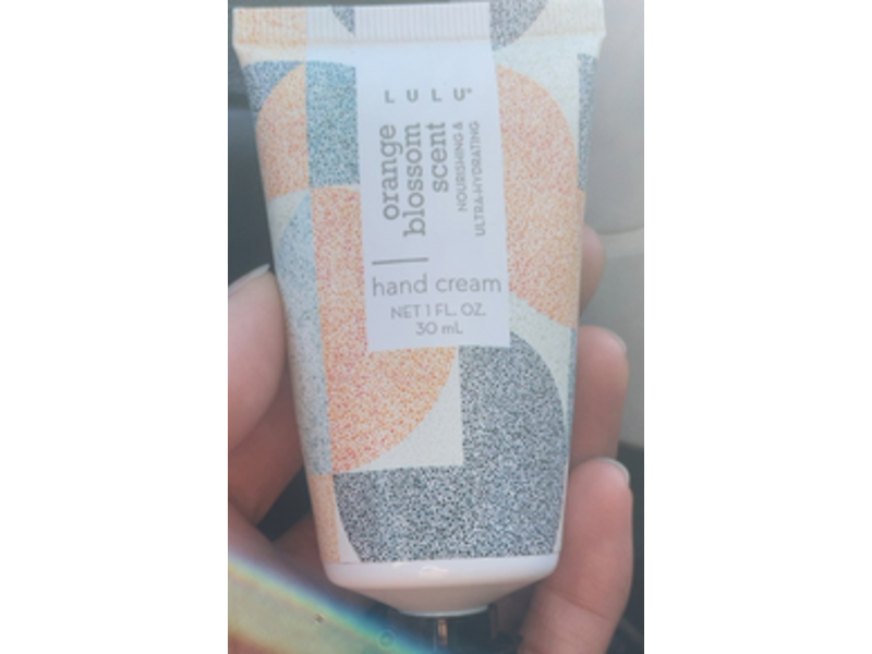 Lulu Hand Cream, Orange Blossom Scent, 1 fl oz/30 mL