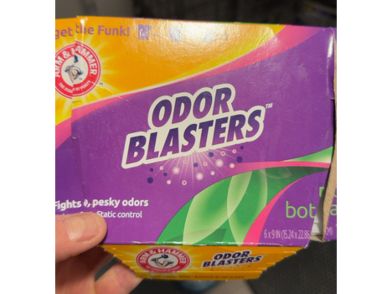 Arm & Hammer Odor Blasters Fresh Botanical Dryer Sheets, 120 Sheets