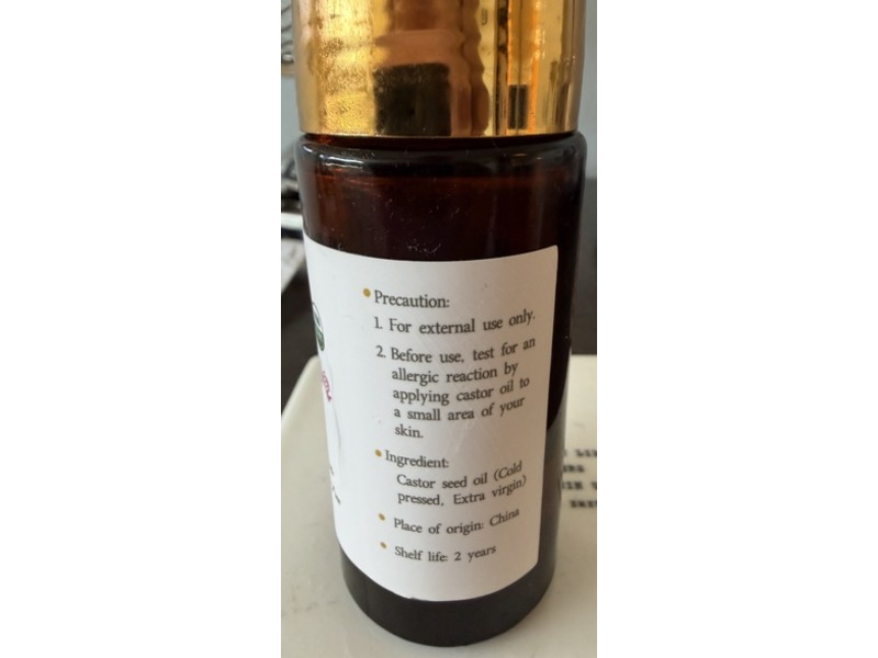 Warmify Organic Castor Oil, 1.7 fl oz/50mL