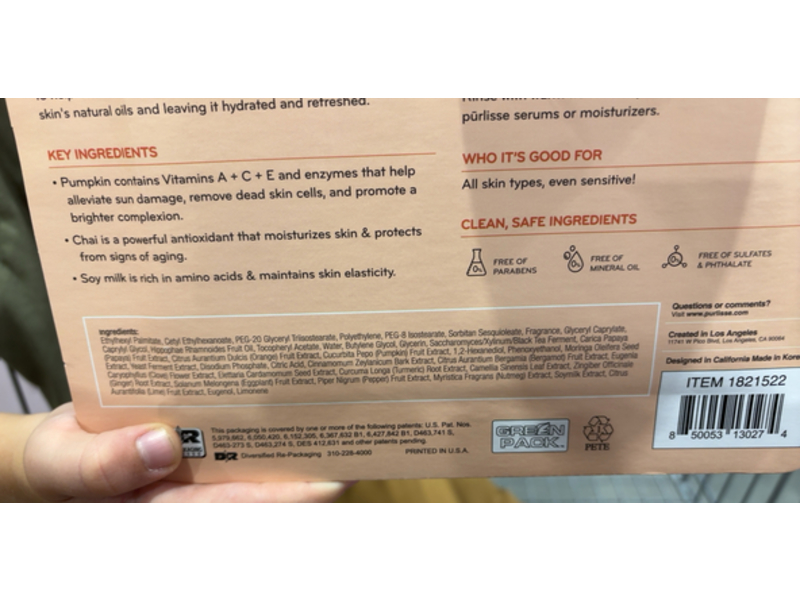 Purlisse Cleansing Balm Set, Pumpkin Chai Latte