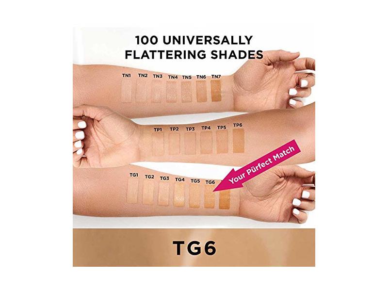 PÜR 4-in-1 Love Your Selfie Longwear Foundation & Concealer, Tg6, 1 Ounce