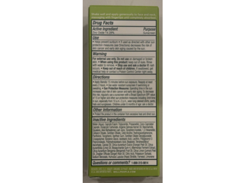 Well People Day Gleamer Sunscreen Serum, SPF 34, 1.7 fl oz/50 mL